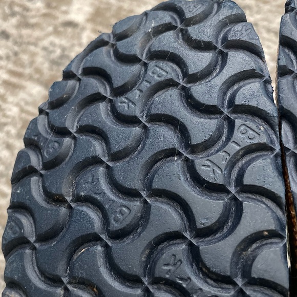 Birkenstock Buckley 39 Navy Blue Leather Clog Size 8 Womens - Picture 10 of 13